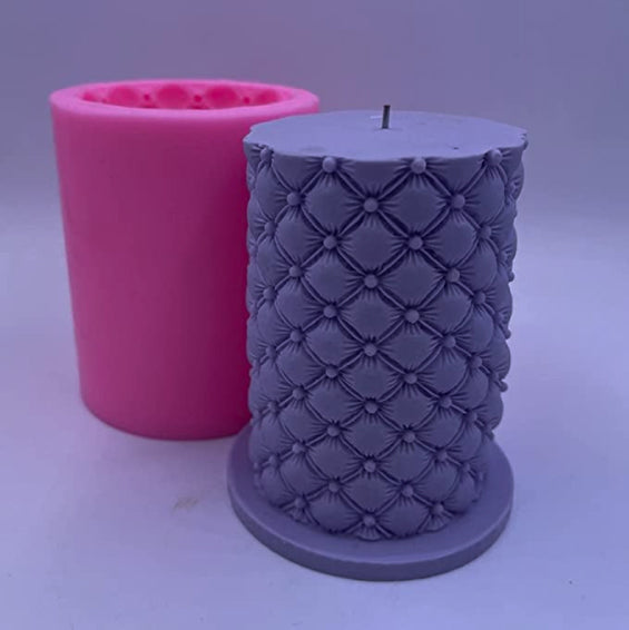 Leather Pattern Candle